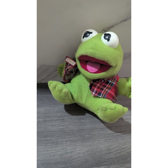 Vintage 1987 Baby Kermit Plush Set Of Two By Henson 6{ 10 " stuffed animal toy - Picture 4 of 13